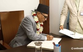 प्रधानन्यायाधीश शर्माले गरे पदभार ग्रहण