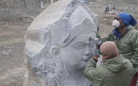 मुस्ताङमा १५ दिने मूर्तिकला कार्यशाला