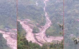 पाँचथरको याङवरकमा बाढीपहिरो, क्षतिको विवरण आउन बाँकी