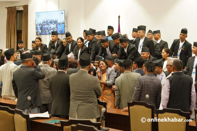 नाराबाजीबीच प्रतिनिधिसभा निर्वाचनबारे राष्ट्रिय सभाबाट प्राप्त सन्देशको जानकारी