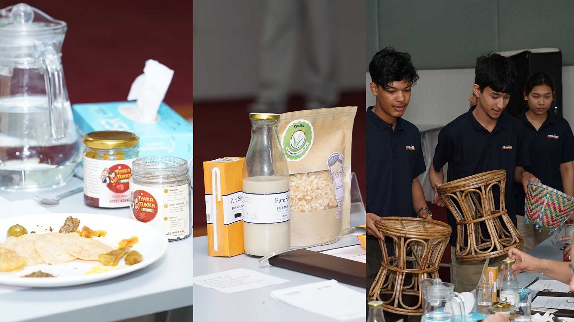 प्रिमियरको उद्यमशील प्रदर्शनीमा विद्यार्थीद्वारा व्यावसायिक योजना प्रस्तुत