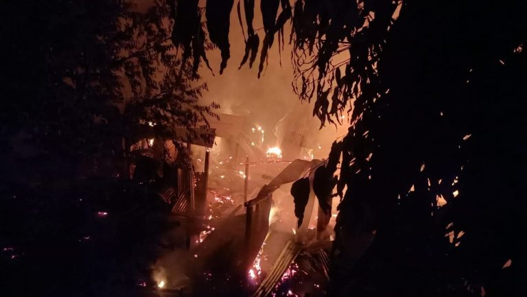 बभनगामामा आगलागी, १३ घरगोठ जलेर नष्ट 