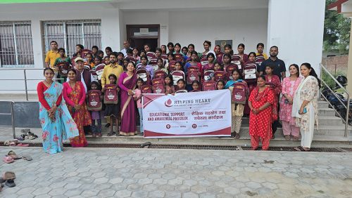 विपन्न छात्रालाई विद्यालय टिकाइराख्न नगरपालिकाको सहयोग