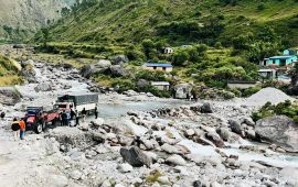 भेरी नदीमा ६ पुलको काम अलपत्र