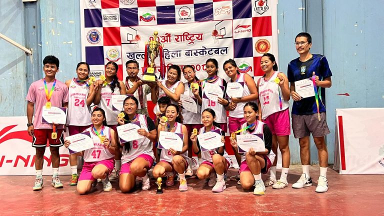 बूढानीलकण्ठलाई राष्ट्रिय महिला बास्केटबलको उपाधि