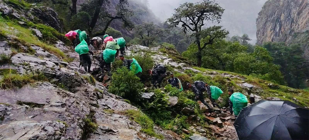 लाम्पाटा पुग्यो सशस्त्रको टोली, प्रधान कार्यालयबाटै परिचालन गरिने