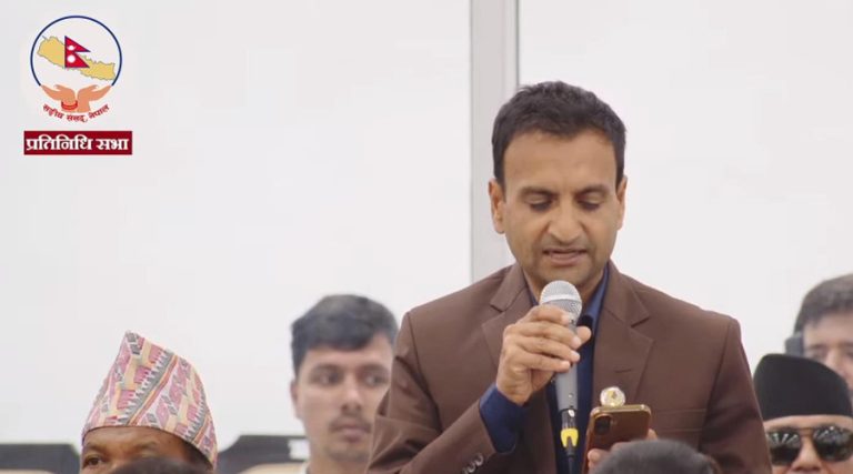 मनसुनजन्य जोखिम रोक्ने पूर्वतयारीबारे संसद्लाई जानकारी गराउन सांसद गजुरेलको माग