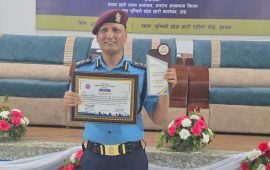 बाँकेका एसपी अंगुर जिसी लुम्बिनी प्रदेशकै उत्कृष्ट अनुसन्धानकर्ता घोषित