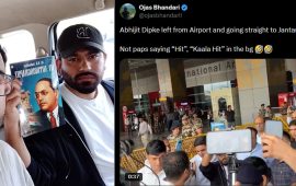 कक्रोच पार्टीका संस्थापक अभिजीतले अम्बेडकरको जीवनी बोक्नुको अर्थ के हो ?