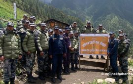 लाम्पाटामा स्थापना भयो सुरक्षा बेस (तस्वीरहरू)