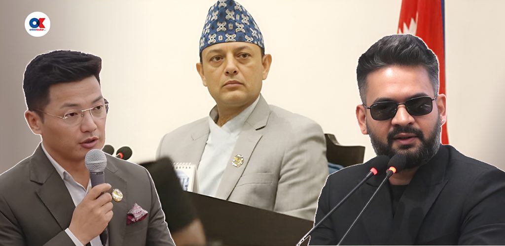 सभामुखको ट्रयाक बाहिर गएका संसद्का दुई दृश्य