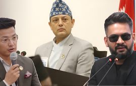 सभामुखको ट्र्याक बाहिर गएका संसद्का दुई दृश्य
