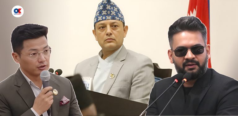 सभामुखको ट्रयाक बाहिर गएका संसद्का दुई दृश्य