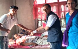 क्यान्सरपीडित महिलालाई घरमै नागरिकता