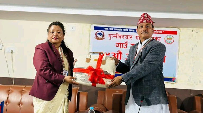 गुल्मीदरबार गाउँपालिकाको बजेट ५५ करोड ५६ लाख