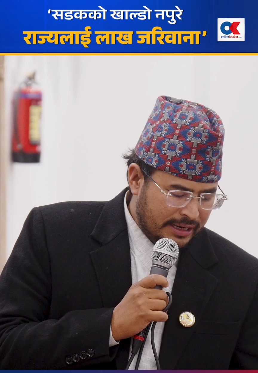 ‘सडकको खाल्डो नपुरे राज्यलाई लाख जरिवाना’