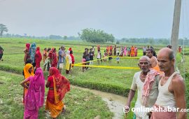 खेतमा काम गरिरहेका मजदुरको मृत्यु