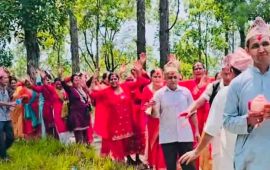 काभ्रेमा किसानहरूले महादेवको पूजा गरेर मागे पानी