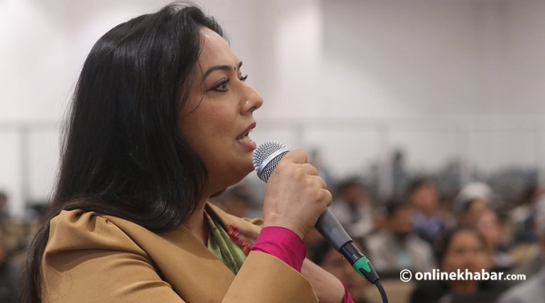 नेताको बचाउमा नेपालले भूमि मिचेको प्रमाण खोजेर हिँड्नु दुखद् : खुश्बु ओली