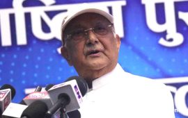 सबै लोकतान्त्रिक र वामपन्थी शक्ति मिलेर ‘प्रतिगमन’ पराजित गर्नैपर्छ : ओली