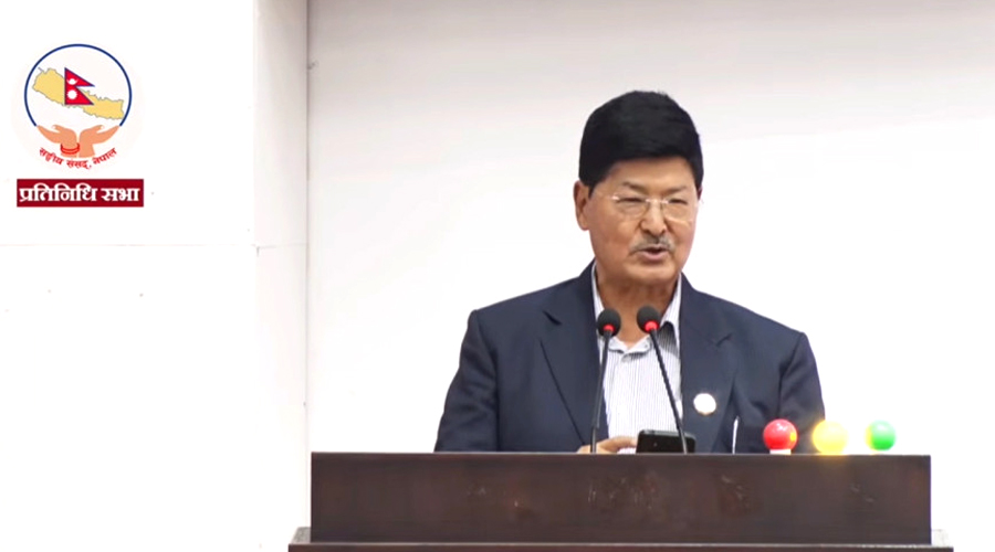 अर्थ मन्त्रालयको पुनर्संरचना र एमसीसीको बजेट कटौती गर्न सांसद तामाङको माग