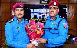 एसएसपी रमेश थापाको बिदाइ, घिमिरेले सम्हाले काठमाडौंको कमाण्ड