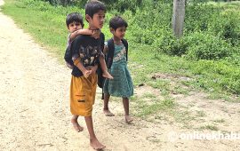दुई बहिनी स्याहार्दै ८ वर्षे बालक