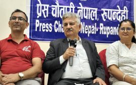 चुनावको नतिजा, उमेर र स्वास्थ्यका कारण ओलीजीले नेतृत्व छाड्नुपर्छ : सुरेन्द्र पाण्डे