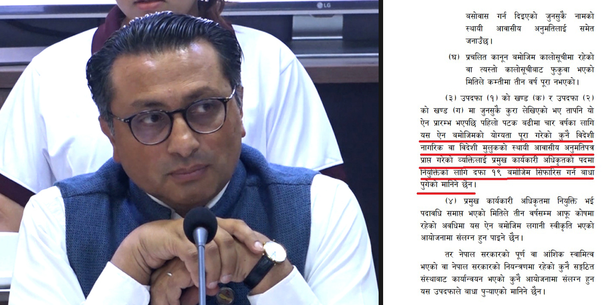 विदेशी नागरिकसमेत वैकल्पिक विकास वित्त परिचालन कोषको प्रमुख कार्यकारी अधिकृत हुन सक्ने