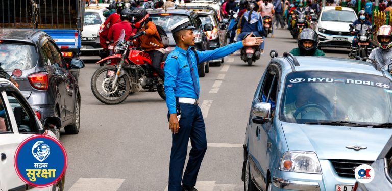 अत्याधिक चापमा ट्राफिक प्रहरी, एक ट्राफिकको भागमा १४ सय सवारी