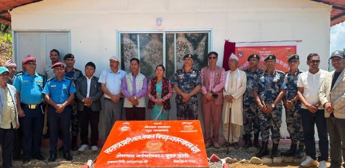 डोटीको जोरालयमा सशस्त्र प्रहरीको विपद् व्यवस्थापन बेस स्थापना
