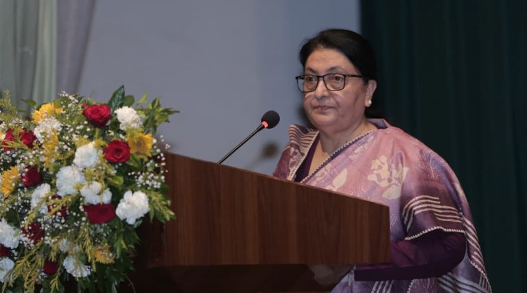 नेपालको सार्वभौम अस्तित्व जोगाउन जंगबहादुरबाट सिक्नुपर्छ : पूर्वराष्ट्रपति भण्डारी