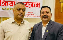 कांग्रेस भ्रातृ संगठन दलित संघको अध्यक्षमा विपेन्द्र रामुदामु मनोनीत