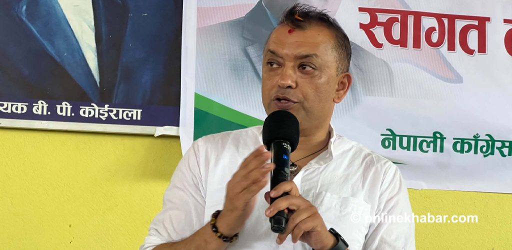 सरकार रास्वपाको नभई देशको विधानले चल्नुपर्छ : गगन थापा