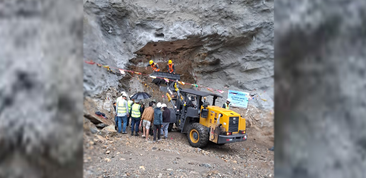 माछाखोला जलविद्युत् आयोजनाको सुरुङ खन्न थालियो 