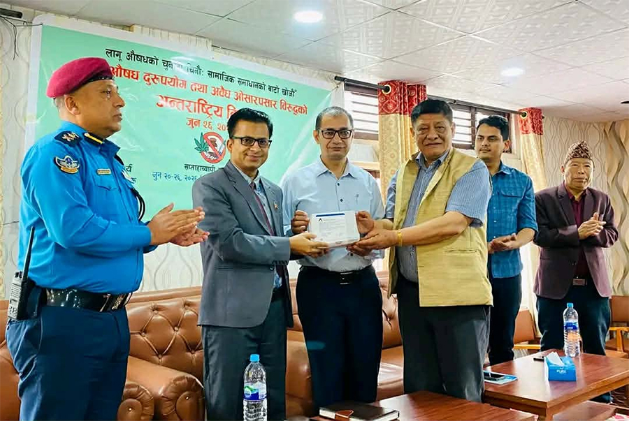गुल्मीमा लागुऔषधविरुद्ध सप्ताहव्यापी अभियान सुरु