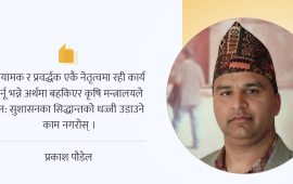 क्वारेन्टिनको संस्थागत स्वतन्त्रता : जैविक सुरक्षाको अपरिहार्य आवश्यकता