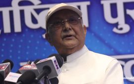 लोकतन्त्र सिध्याउने गरी २३ र २४ भदौमा प्रतिगामी षडयन्त्र भयो : ओली