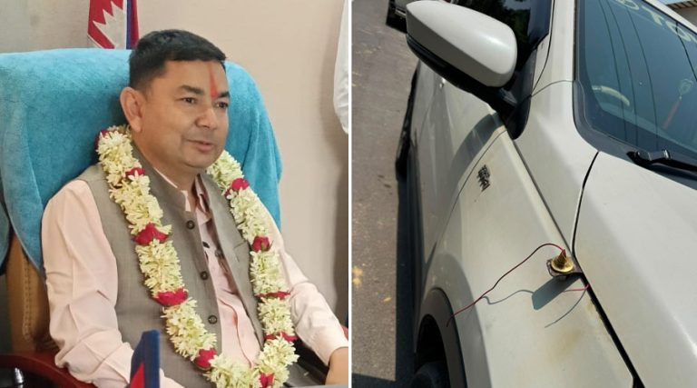 मधेशका अर्थमन्त्रीको गाडी तोडफोड आरोपमा एक जना पक्राउ