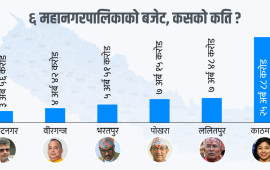 ६ वटै महानगरको बजेट सार्वजनिक, प्राथमिकतामा पूर्वाधार र सुशासन