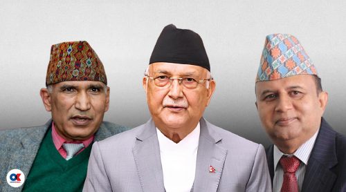 विष्णु र शंकरले एमाले फुटाउन सक्ने ओलीको विश्लेषण