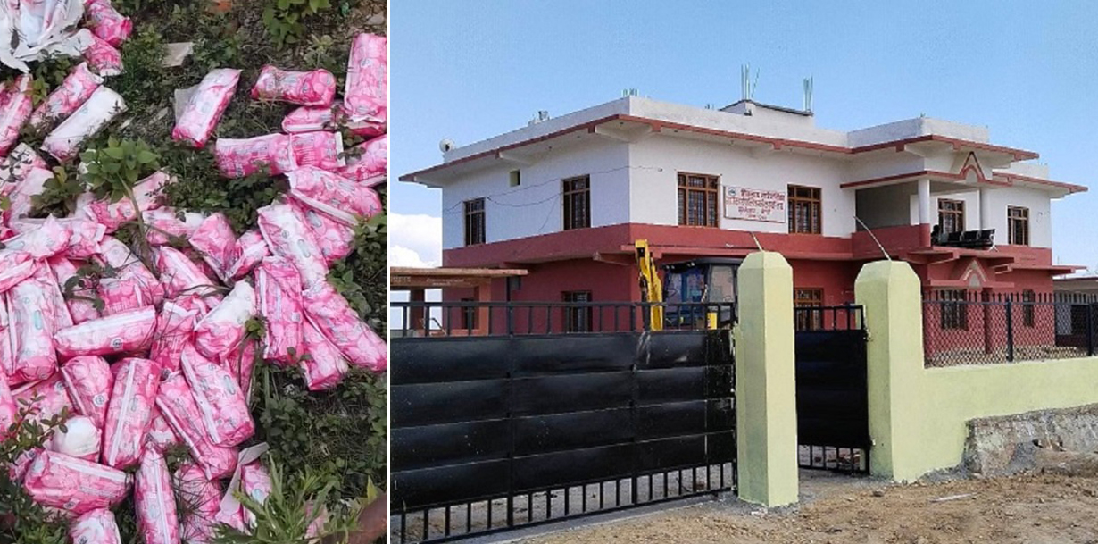 सेनेटरी प्याड स्टोरमा राख्दाराख्दै म्याद गुज्रियो, विद्यालयमा अभाव हुँदा छात्रा प्रभावित