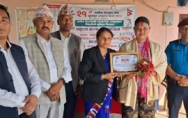 पालुङटारमा अन्तरजातीय विवाह गर्ने जोडीलाई सम्मान