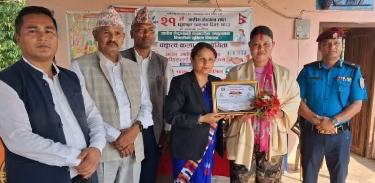 पालुङटारमा अन्तरजातीय विवाह गर्ने जोडीलाई सम्मान