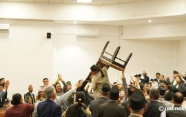 संसद्‌मा अमर्यादित व्यवहार देखाउने सांसदमाथि छानबिन गर्न समिति गठन