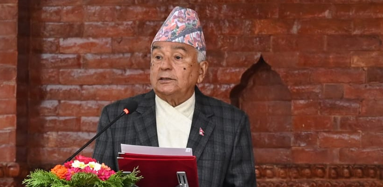नेपाली जीवन-दर्शन मानवता र शान्तिबाट अभिप्रेरित छ : राष्ट्रपति पौडेल