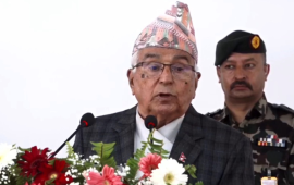 नेपाली जनताले प्रभावकारी सेवा प्रवाह, तीव्र विकास, शान्ति चाहेका छन् : राष्ट्रपति