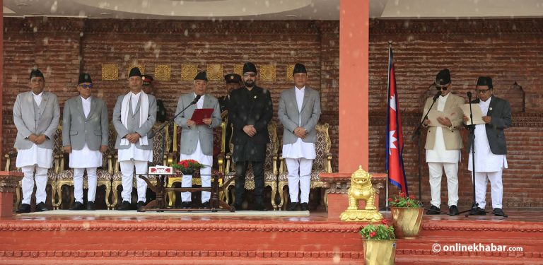 सुधन र महावीरले लिए शपथ