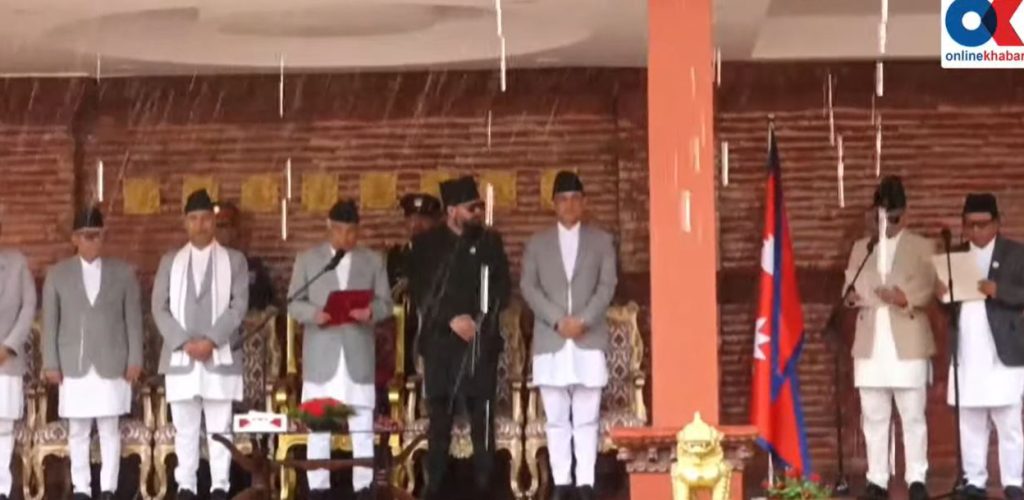 सुधन र महावीरले लिए शपथ