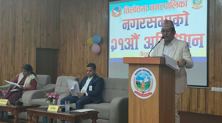 तिलोत्तमाको नीति तथा कार्यक्रम : सुशासन सिकाइ केन्द्रदेखि मलामीलाई निःशुल्क बस सेवा